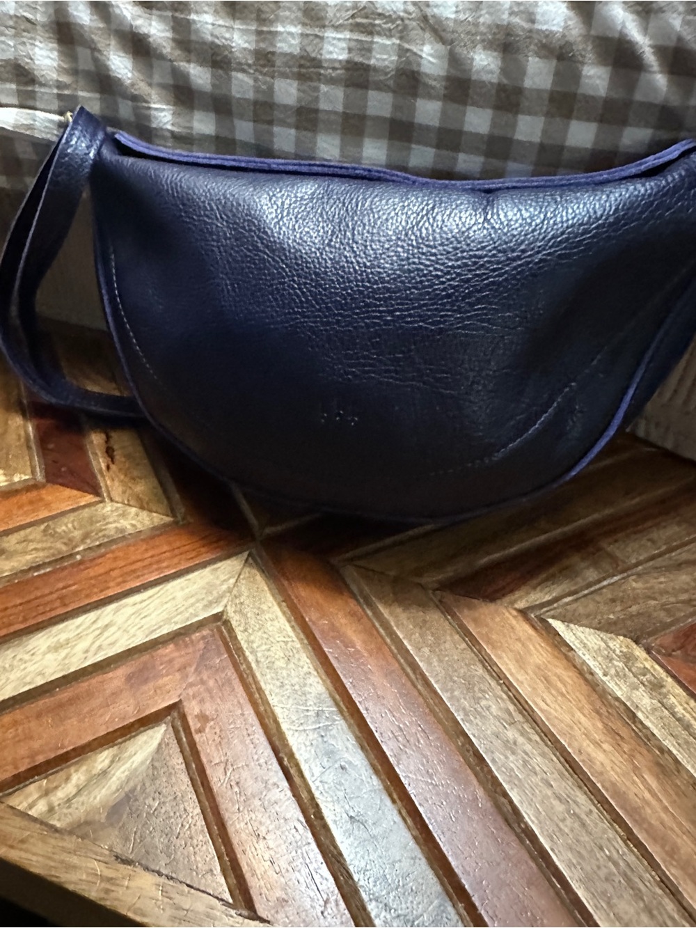 Portland Leather Koala Sling Bag in Cobalt - Picture 2 of 6